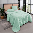 Conjunto de cama Casal Queen com 3 peças - Super macio com lençóis para cama box.