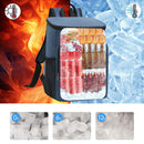 Mochila térmica grande de 20 litros, portátil, à prova d'água e resistente.