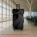 Conjunto de 2 peças de malas estampadas (1 mala de viagem + 1 capa protetora para mala), mala de mão com rodinhas.