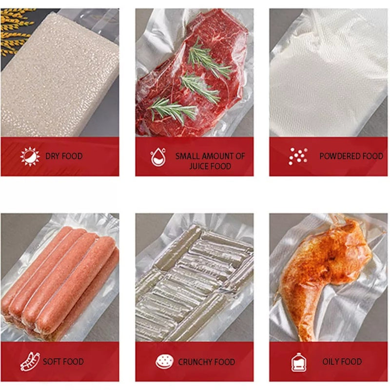 Seladora a vácuo para armazenar alimentos domésticos.