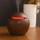 Mini Difusor Ultrassônico Umidificador Aromatizador de Ambientes com LED.