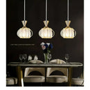 Lustre de cristal 3 cores em 1 lustre nórdico de metal e cristal.