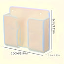 Suporte de parede para celular (1 unidade), material adesivo de policarbonato, sem necessidade de furar.