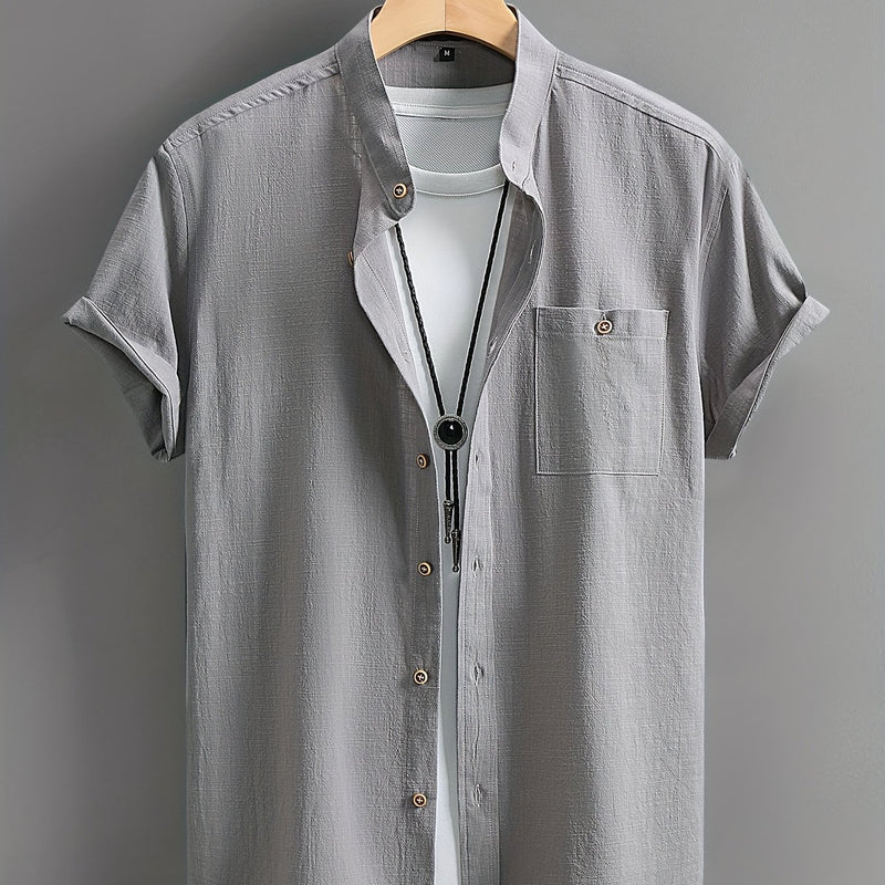 Camisa casual masculina.