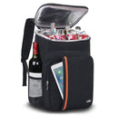 Mochila resistente em tecido Oxford com isolamento térmico, grande capacidade, à prova de vazamentos, portátil, com bolsa de gelo.