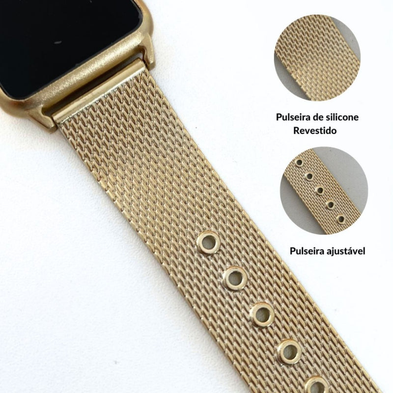 Relógio Feminino Digital, Dourado, Prata, Preto e Rosa.