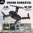 E88 Pro Mini Dobrável – Wi-Fi FPV com Câmera 4K HD, Drone RC com Ângulo Flexível