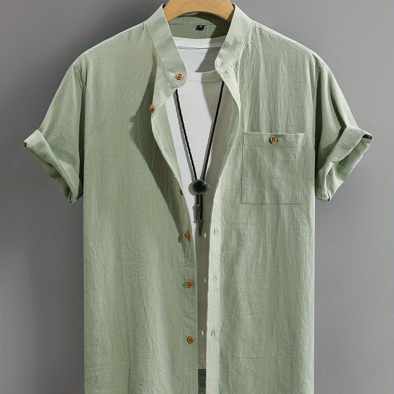Camisa casual masculina.
