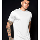 Camiseta masculina para treino na academia.