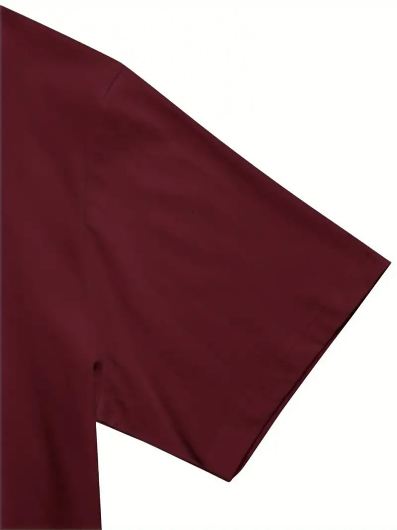 Camiseta masculina 100% algodão - Camiseta minimalista com estampa de gato olhando para a parede.