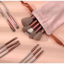 Conjunto de 13 pincéis de maquiagem Kabuki profissionais para contorno.