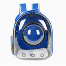 Mochila transparente com visão panorâmica para transporte de animais de estimação, ideal para cães e gatos – confortável e prática.