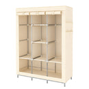 Guarda-roupa dobrável de peça única, possui alta capacidade de carga, fácil instalação.