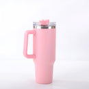 Caneca térmica de aço inoxidável com dupla camada, à prova de vazamentos e isolada