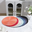 Conjunto American Game com 4 peças: Descanso de prato redondo para mesa de jantar, cozinha, sousplat (4 peças).