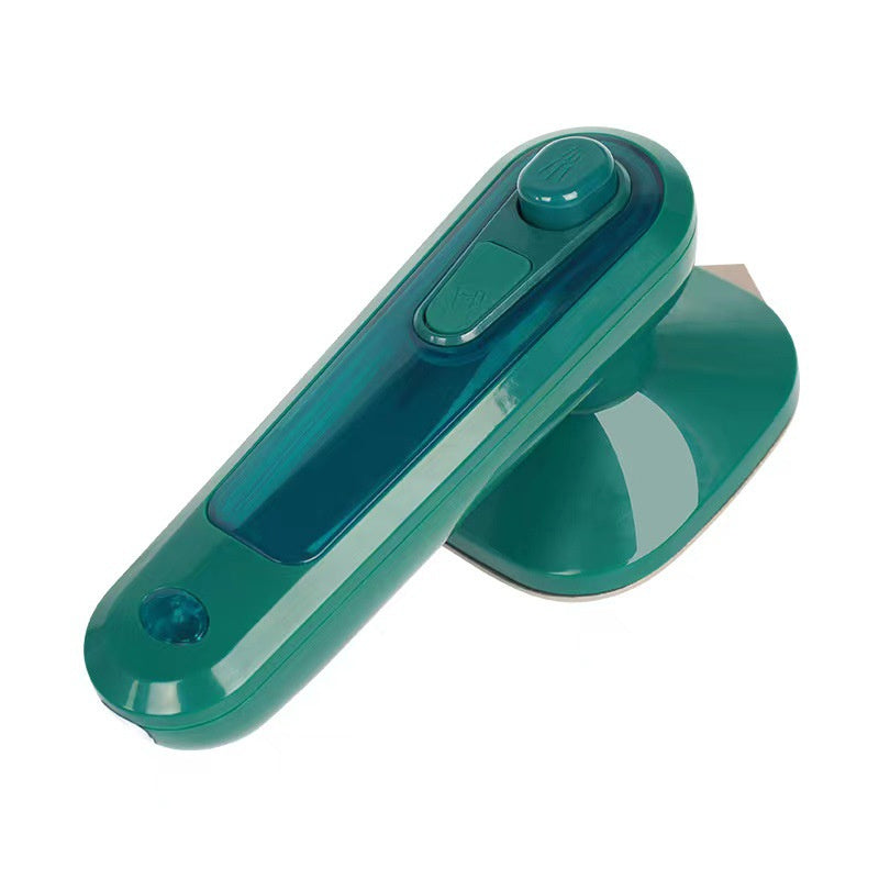 Ferro a vapor elétrico portátil mini, compacto e leve para viagens e uso doméstico.