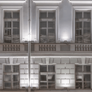 Kit com 3 Refletores LED de 100W, Holofote Bivolt, À Prova D'Água e Resistente ao Frio