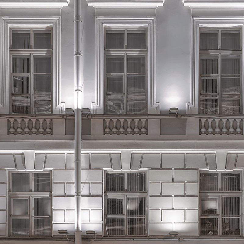 Kit com 3 Refletores LED de 100W, Holofote Bivolt, À Prova D'Água e Resistente ao Frio