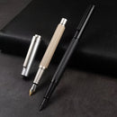 Caneta de Caligrafia Metálica com Ponta Fina e Conversor de Tinta - Ponta Recarregável de 3,4 mm.