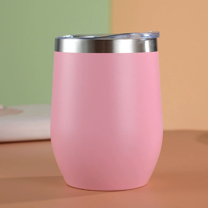 Copo térmico de aço inoxidável 360ml anti-respingos para café e cerveja.