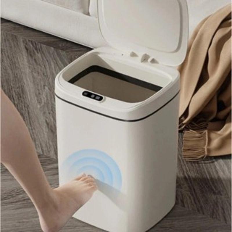 Lixeira Inteligente automática, com sensor e abertura fácil, 16 L.