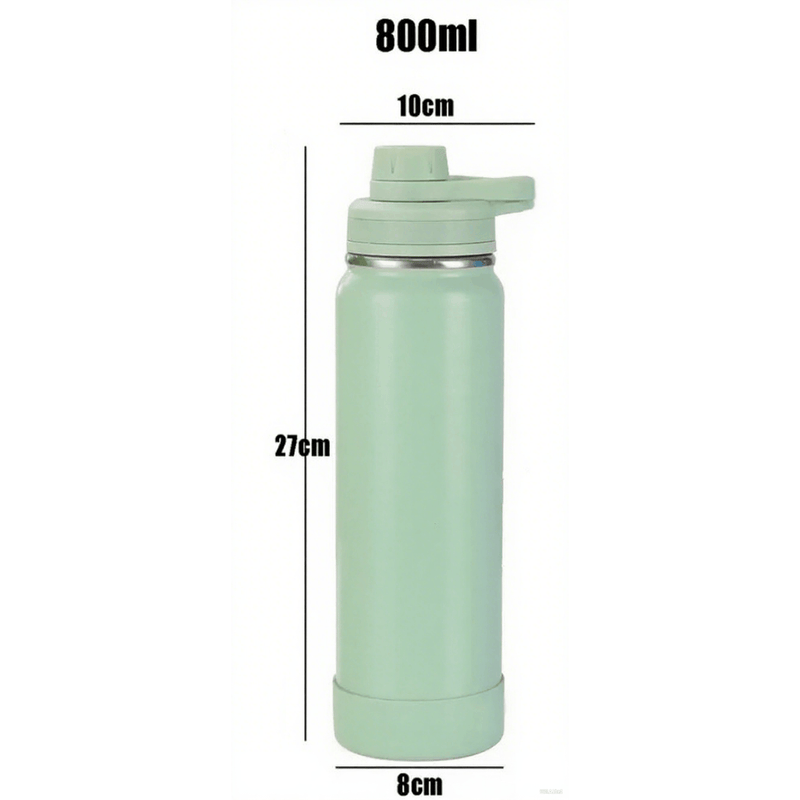 Garrafa térmica em aço inoxidável com design portátil, vedação à prova de vazamentos, 6000ml.