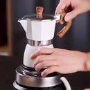 Cafeteira Italiana, Jarra de Alumínio Premium para Espresso de 150ml ou 300ml, Mantém a Temperatura.