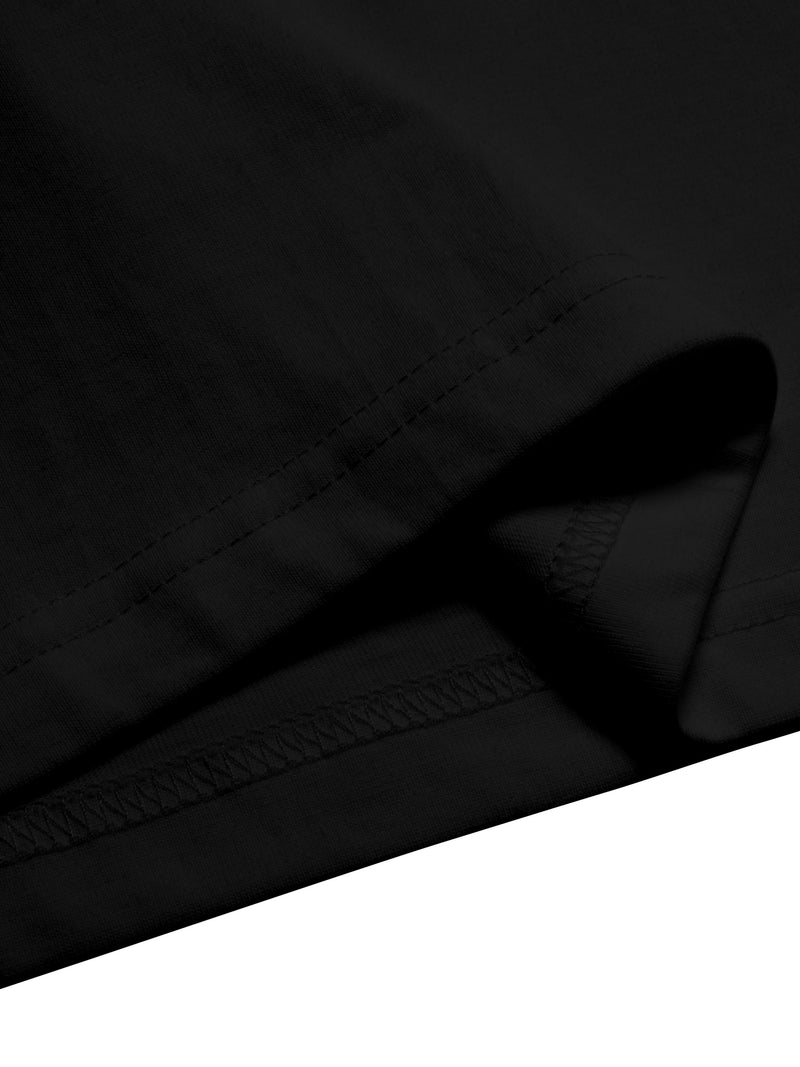 Camiseta masculina 100% algodão - Camiseta minimalista com estampa de gato olhando para a parede.