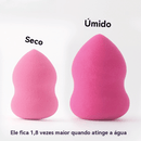 12 Esponjas de Maquiagem/Esponja de Maquiagem Facial Base e Corretor/Com Caixas.