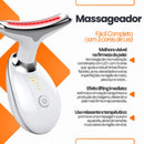 Massageador elétrico facial e para pescoço.
