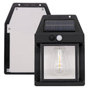 Kit de 4 apliques de parede solares retrô.