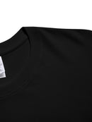 Camiseta masculina 100% algodão - Camiseta minimalista com estampa de avião e gola redonda.