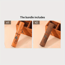 Estojo de lápis vintage em couro PU com bússola náutica, enrolável, porta-canetas de grande capacidade.