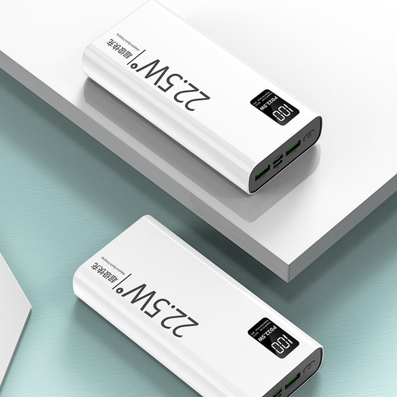 Carregador Portátil Turbo com Tela LCD.