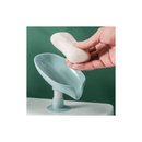 Saboneteira minimalista e criativa com ventosa – Organizador para banheiro e cozinha.