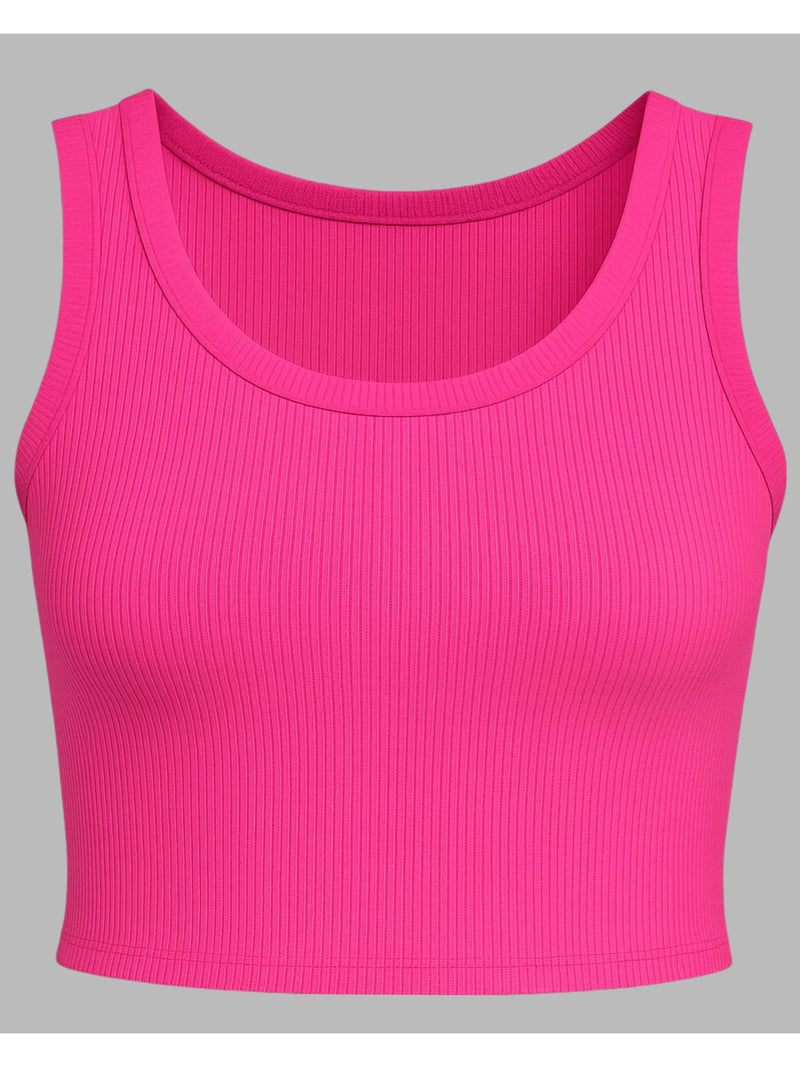 Top cropped canelado premium em 10 cores.