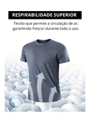Camiseta masculina para treino na academia.