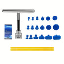 Ferramenta para Reparo de Amassados em Carros - Extrator sem Furos e Removedor de Amassados com Cabo em T e Cabo Ergonômico.