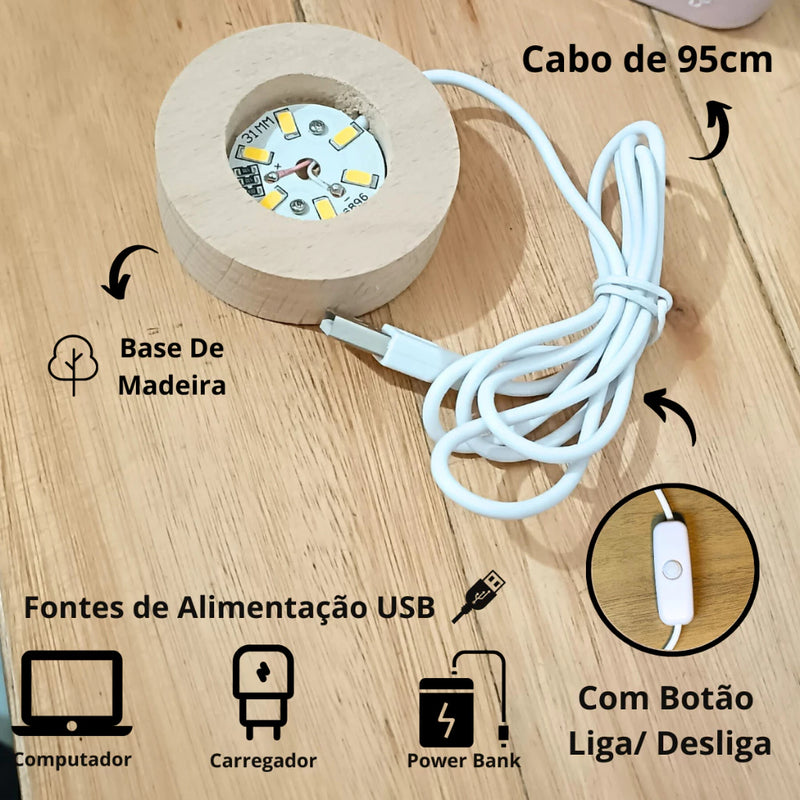 Bola de Cristal LED