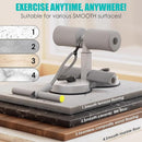 Rodas abdominais com forte sucção e 3 níveis ajustáveis.