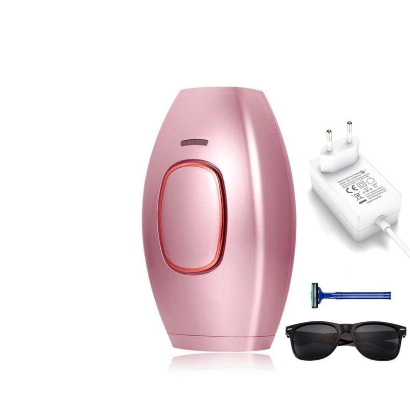 Aparelho de depilação IPL para remoção permanente de pelos, depilação indolor para o rosto e corpo feminino.