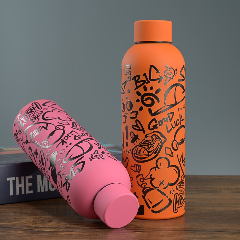 Garrafa Térmica de Aço Inoxidável de 500ml.