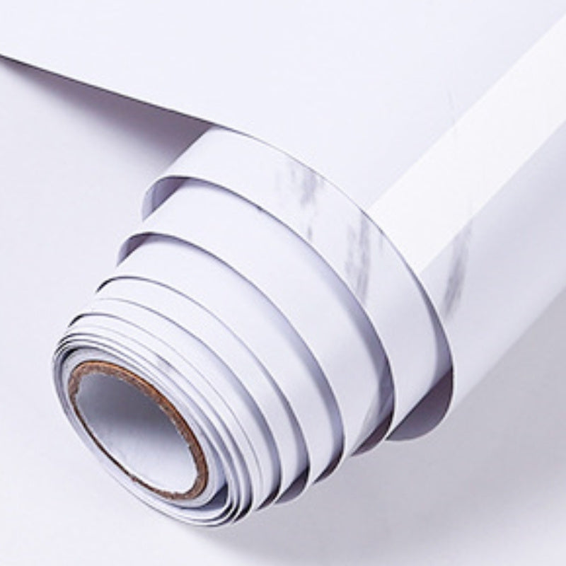 1 rolo de papel de parede com estampa de mármore branco, à prova de óleo, impermeável e resistente ao calor, autoadesivo e decorativo para cozinha, banheiro, quarto e sala de estar. Fácil de aplicar e remover.