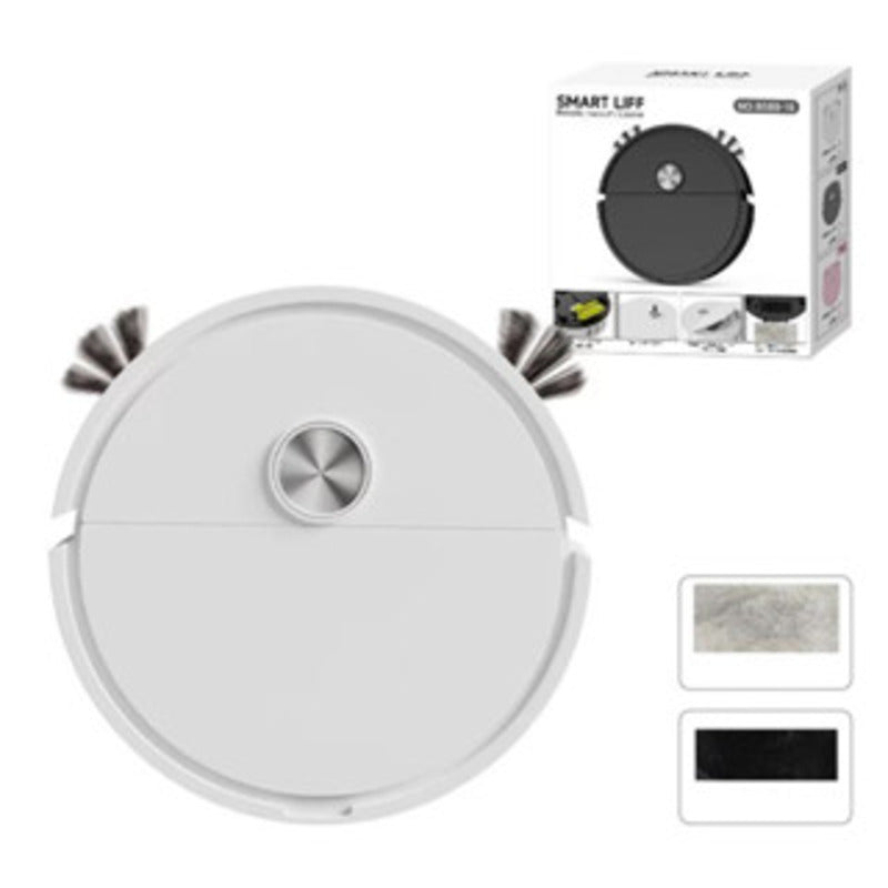 Aspirador robô automático 3 em 1 para limpeza doméstica – Inteligente, silencioso e eficiente.
