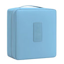 Organizador de viagem multifuncional portátil à prova d'água para maquiagem e cosméticos.