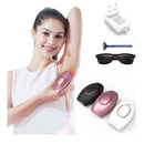 Aparelho de depilação IPL para remoção permanente de pelos, depilação indolor para o rosto e corpo feminino.