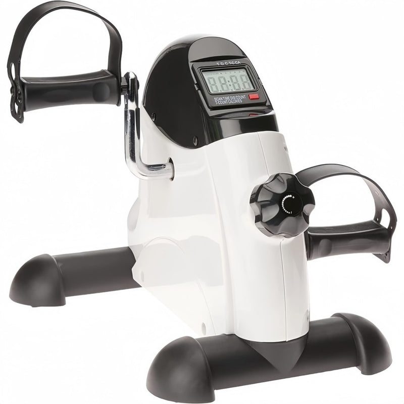 Mini bicicleta ergométrica para pernas e braços, bicicleta de exercícios de fisioterapia para idosos, equipamento de treino fitness.