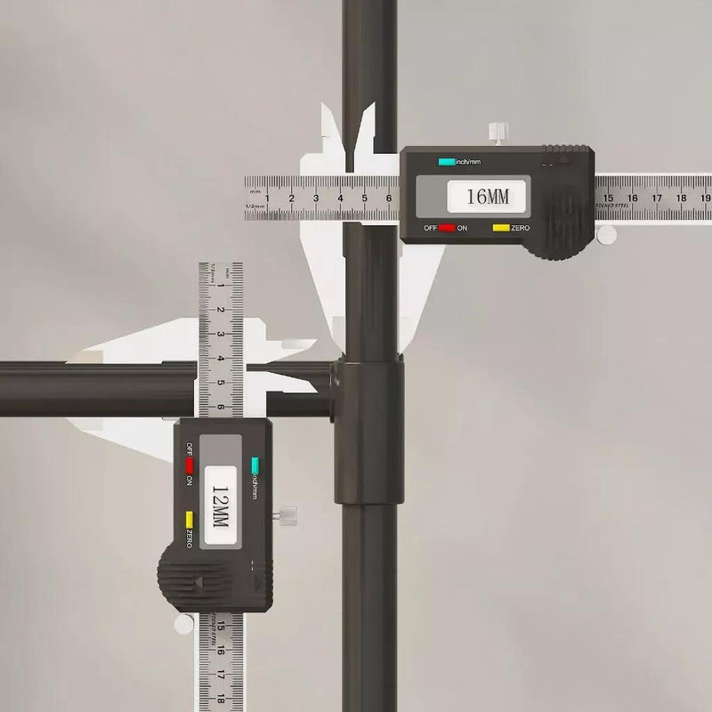 Prateleira Multiuso com 6 Suportes de Aço para Cozinha, Panelas e Outros Objetos - Organizador para Sala de Estar e Quarto.