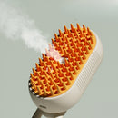 Escova a vapor 3 em 1 para cães e gatos.