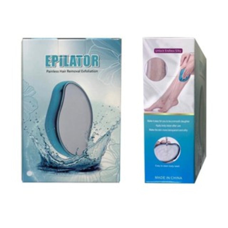 Depilatório Crystal Beauty indolor e reutilizável, fácil de limpar e seguro.